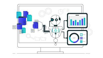 Robot Providing Data to Customer Alpha Loop video