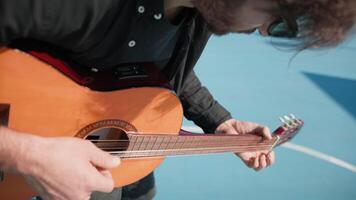 Concentration In Playing A Musical Instrument Such As The Classical Guitar video