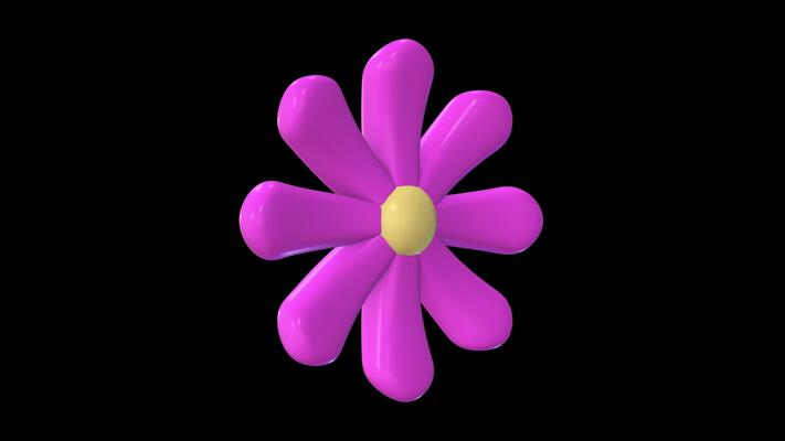 Flower Blooming Animation Stock Video Footage for Free Download