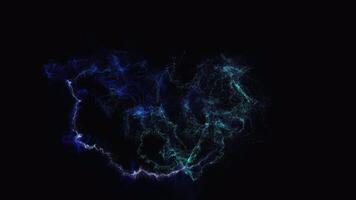 Indian deity. The image of a deity from different religions appears in the sky and crumbles into particles video