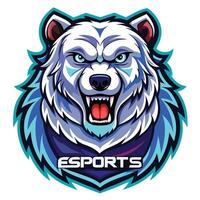the logo for esport team vector