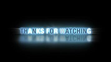 Simple text animation with neon lights video