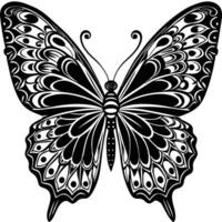 butterfly tattoo design vector