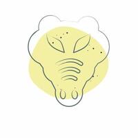 Icon Crocodile. related to Animals symbol. Color Spot Style. simple design editable vector