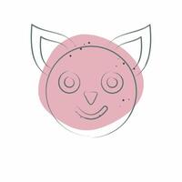 Icon Quoll. related to Animals symbol. Color Spot Style. simple design editable vector