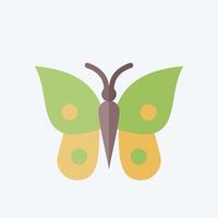Icon Butterfly. related to Animals symbol. flat style. simple design editable vector
