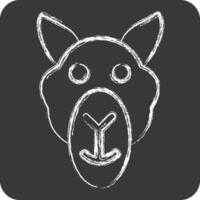 Icon Camel. related to Animals symbol. chalk Style. simple design editable vector