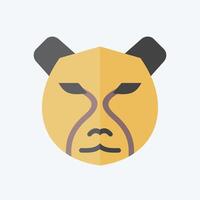 Icon Leopard. related to Animals symbol. flat style. simple design editable vector