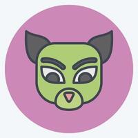 Icon Numbat. related to Animals symbol. color mate style. simple design editable vector