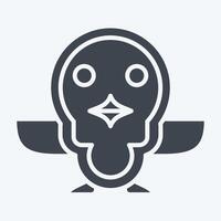 Icon Penguin. related to Animals symbol. glyph style. simple design editable vector