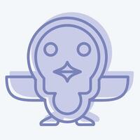 Icon Penguin. related to Animals symbol. two tone style. simple design editable vector