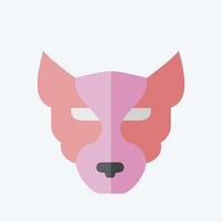 Icon Panther. related to Animals symbol. flat style. simple design editable vector