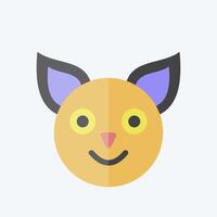 Icon Quoll. related to Animals symbol. flat style. simple design editable vector