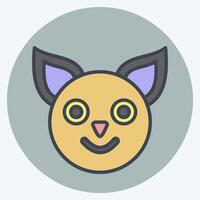 Icon Quoll. related to Animals symbol. color mate style. simple design editable vector