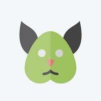 Icon Squirrel. related to Animals symbol. flat style. simple design editable vector