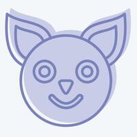 Icon Quoll. related to Animals symbol. two tone style. simple design editable vector