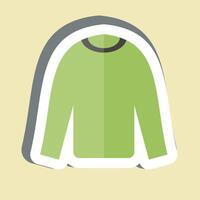Sticker Jarsi. related to Fashion symbol. simple design editable vector