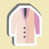 Sticker Long. related to Fashion symbol. simple design editable vector