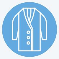 Icon Long. related to Fashion symbol. blue eyes style. simple design editable vector