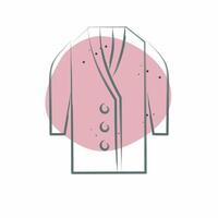 Icon Long. related to Fashion symbol. Color Spot Style. simple design editable vector