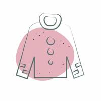 Icon Sweet Shirt. related to Fashion symbol. Color Spot Style. simple design editable vector