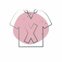 Icon T Shirt. related to Fashion symbol. Color Spot Style. simple design editable vector