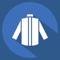 Icon Gens Shirt. related to Fashion symbol. long shadow style. simple design editable vector