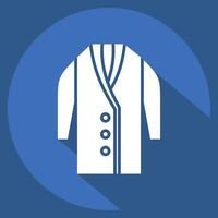 Icon Long. related to Fashion symbol. long shadow style. simple design editable vector