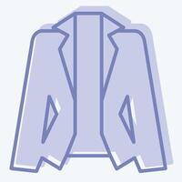 Icon Suit. related to Fashion symbol. two tone style. simple design editable vector