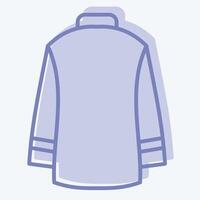 Icon Sweater. related to Fashion symbol. two tone style. simple design editable vector