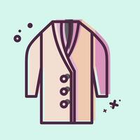 Icon Long. related to Fashion symbol. MBE style. simple design editable vector