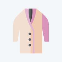 Icon Long. related to Fashion symbol. flat style. simple design editable vector