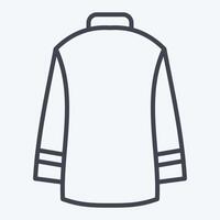Icon Sweater. related to Fashion symbol. line style. simple design editable vector