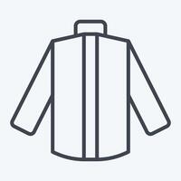 Icon Gens Shirt. related to Fashion symbol. line style. simple design editable vector