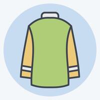 Icon Sweater. related to Fashion symbol. color mate style. simple design editable vector