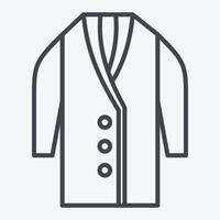 Icon Long. related to Fashion symbol. line style. simple design editable vector