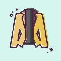 Icon Suit. related to Fashion symbol. MBE style. simple design editable vector