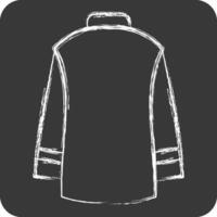 Icon Sweater. related to Fashion symbol. chalk Style. simple design editable vector