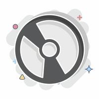 Icon Software. related to Media and Advertising symbol. comic style. editable vector