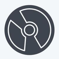 Icon Software. related to Media and Advertising symbol. glyph style. editable vector