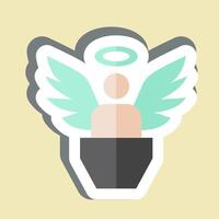 Sticker Innocence. related to Justice symbol. simple design editable vector