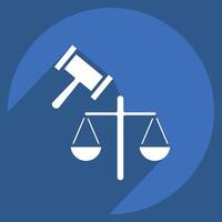 Icon Jury. related to Justice symbol. long shadow style. simple design editable 1 vector