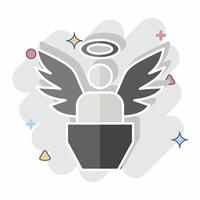 Icon Innocence. related to Justice symbol. comic style. simple design editable vector