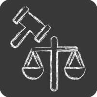 Icon Jury. related to Justice symbol. chalk Style. simple design editable 1 vector