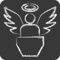 Icon Innocence. related to Justice symbol. chalk Style. simple design editable vector