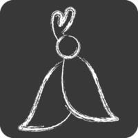Icon Feather. related to Native American symbol. chalk Style. design editable vector