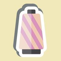 Sticker Thread. related to Fabric symbol. simple design editable vector