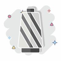 Icon Thread. related to Fabric symbol. comic style. simple design editable vector