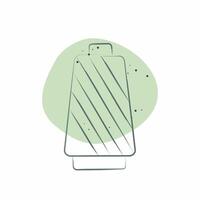 Icon Thread. related to Fabric symbol. Color Spot Style. simple design editable vector