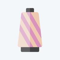 Icon Thread. related to Fabric symbol. flat style. simple design editable vector